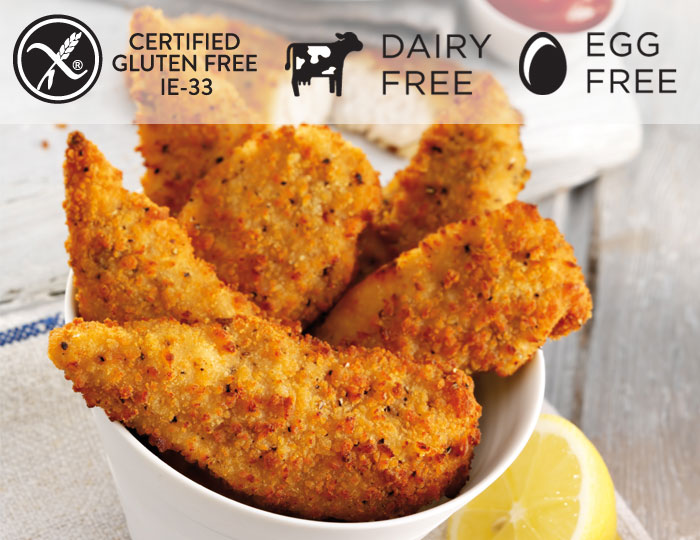 Rosie & Jim Southern Fried Chicken Goujons Gluten Free Rosie & Jim Southern Fried Chicken Goujons Gluten Free