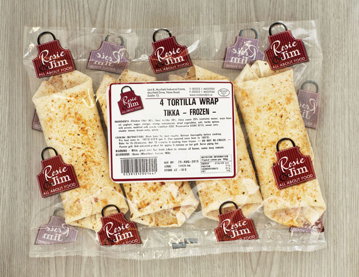 Rosie & Jim Tikka Chicken Wrap Rosie & Jim Tikka Chicken Wrap