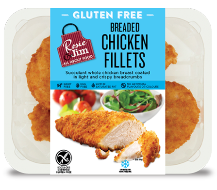 Breaded Chicken Fillet - Chilled Tray