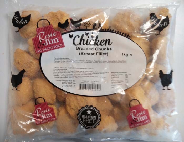 Rosie & Jim Breaded Chicken Chunks - Plain & Southern Fried