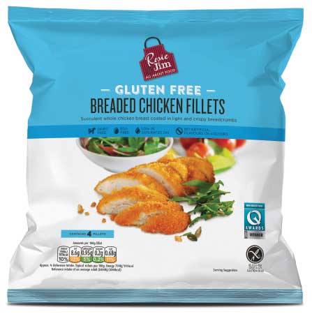 Rosie & Jim Breaded Chicken Fillets 400g available in Supermarkets