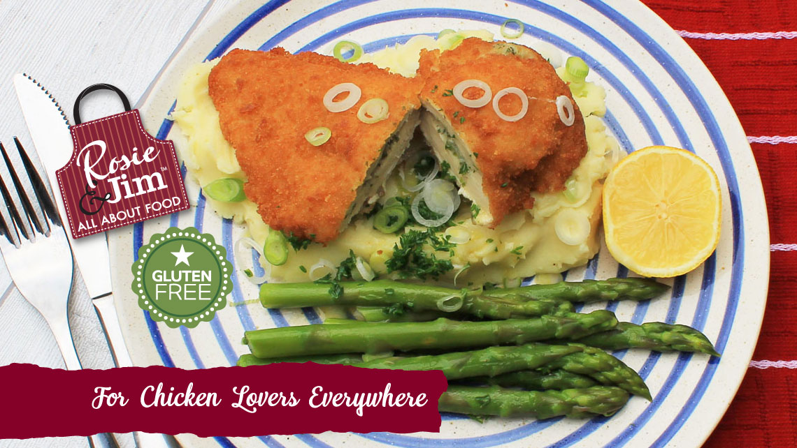 Gluten Free Garlic Chicken Kiev