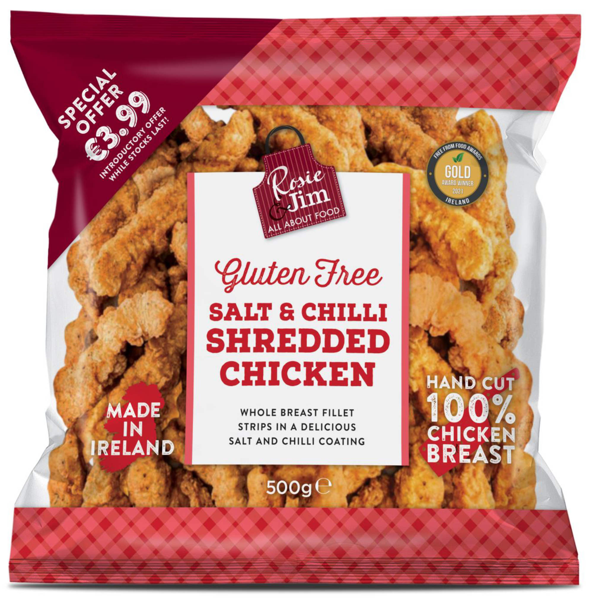 Rosie & Jim Salt n' Chilli Shredded Chicken 