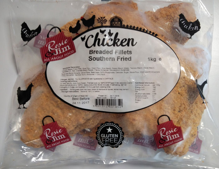 Southern Fried Chicken Fillet Bag