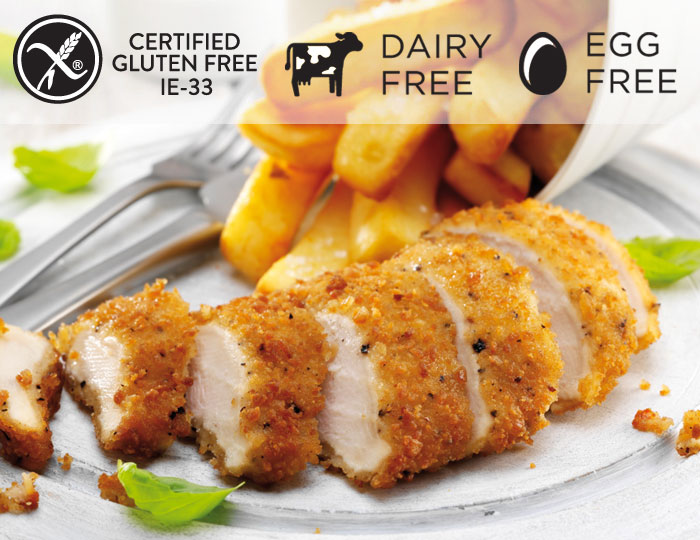 Southern Fried Gluten Free, Egg Free, Dairy Free Chicken Fillet 