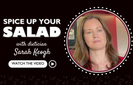 Learn to build substantial salads that actually keep you full & satisfied with dietitian Sarah Keogh