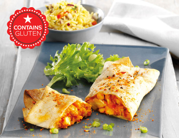 Rosie & Jim Tikka Chicken Wrap Rosie & Jim Tikka Chicken Wrap